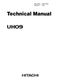 HITACHI UH09 EXCAVATOR SERVICE MANUAL