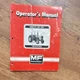 Massey Ferguson MF 270 MF 290 Tractor Operator's Manual 1983