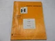 Parts catalog for International Harvester 2500 Series Tractors