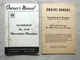 Used MCCORMICK-DEERING 52-R HARVESTER-THRESHER MANUALS (2) 1947 & 1949