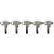 5pcs 1570 Ignition Keys compatible with Ford/New Holland Tractors 1210 1320... 