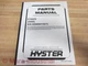 Hyster E100ZS Parts Manual (D098) 2005 Customer Edition Hy-E100ZS (Pack of 3)