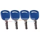 4X 14601 Ignition Key for NewHolland Tractor TM120 TM130 TM140 TM155 TM175 TM190