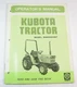 Kubota B8200HST Tractor Operator Operation Maintenance Schematic Manual
