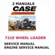 CASE 721E WHEEL LOADER MANUAL ENGINE SERVICE REPAIR SHOP  PDF
