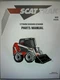 Scat Trak  1750D-2000D-2300D Skid Steer Parts Manual