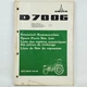 Original Deutz D 7006 7206  Tractor Spare Parts 4 Language 500 0644 1016-99