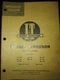 Massey-Ferguson MF 303, MF404, MF 1001  Tractor Shop Service Manual I&T 1960