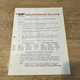 1979 Massey Ferguson MF 2745, 2775, 2805 Tractors Dealer Service Bulletin VTG