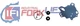 Mitsubishi engine 4G54 overhaul gasket kit CL909410