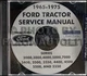 Ford Tractor Shop Manual CD 2000 3000 4000 5000 7000 Agricultural Repair Service