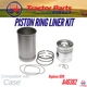 PISTON RING LINER KIT comp w Case&reg; 207D LATE W/BOWL 2.600"  REPLC: A46382