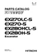 Hitachi EX270-5 excavator parts catalog manual