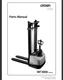 Crown WF3000-1.0, WF3000-1.2 NT, LT, TF Forklift Parts Catalog Manual PDF USB