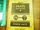 IH  INTERNATIONAL U-6 UD-6 ENGINE POWER UNIT PARTS CATALOG