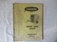 1975 Vermeer 605D baler operator's manual & parts catalog