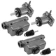 Caltric Brake Master & Slave Cylinder For Case Case-IH 1530B 1737 1740 Backhoe