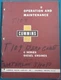 CUMMINS C SERIES ENGINE OPERATOR OPERATION & MAINTENANCE MANUAL BOOK