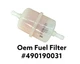 Kawasaki NEW OEM Fuel Filter FR651v FR691v FR730v FR850 # 49019-0031 # 490190031