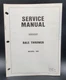 New Idea Service Manual Model 560 Bale Thrower No 986698