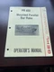 Gehl PR 450 3pt Hay Rake Operator&rsquo;s Manual