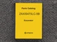 Hitachi Excavator ZAXIS470LC-5B Parts Catalog Manual