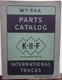 1941 1942 1945 1946 1947 1948 1949 International Parts Catalog K-11-F KB-11-F