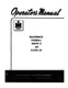 McCormick Farmall Super A - Super AV Owner's Manual