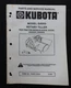 KUBOTA G3200 G4200 G4200H G5200H TRACTOR G4000 ROTARY TILLER SERVICE PART MANUAL