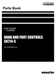 Komatsu HAND FOOT CONTROLS SK714-5 Skid Steer Loader Parts Catalog Manual
