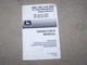 John Deere Used JS60, JS61 & JS63 21" Walk Behind Mower Operators Manual  B6