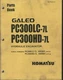 Komatsu Hydraulic Excavator Parts Book - Galeo PC300LC-7L & PC300HD-7L