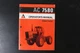 Allis-Chalmers AC 7580 Diesel Tractor Operator's Manual 1978 USA