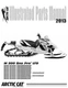 Arctic Cat 2013 M800 Sno Pro Limited Parts Manual NEW
