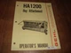 Gehl HA1200 Hay Attachment Operators Manual Form No. 903040