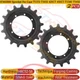 2pcs Drive Sprocket For Case TR320/New Holland C227 C238 C332/ Gehl RT250 RT255