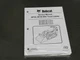Bobcat MT52, MT55 Mini Track Loader Service Manual Repair Shop Book
