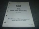 Worthington WS-45 WS-45E Hand Rock Drill B Dry A Wet Parts Catalog Manual xz