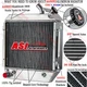 Forklift 4 Row Radiator HY1452142 For Hyster H70XL H80XL H90XL H100XL H120XL Gas