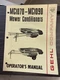 Unsealed Gehl MC1070-MC1090 Mower Conditioners Manual Form No. 902359  @B3