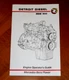 Detroit Diesel/Mercedes-Benz MBE 900 2004 Engine Operator's Guide 6SE413 0401