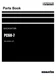Komatsu PC60-7 Excavator Parts Catalog Manual SN 45001-UP