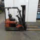 Toyota 7FBEU15 3000LB 48V 3-Wheel Electric Forklift 189" Lift 3-Stage Side Shift