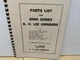 KO Lee Grinders &ndash; B800, BA800, B900, BA900, B2000 Parts Manual