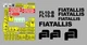 Fiat Allis FL10B Adhesive Decals Complete Kit