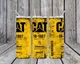 CAT Oil Filter 1R-1807 - Yellow Grunge 20oz Skinny Tumbler - DIRTY Style