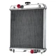 3A751-17100 3 Row Aluminum Radiator For Kubota M9000 M8200