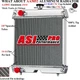2Row Radiator fits Kubota ZD25 ZD28 B26 B2630HSD B2710HSD B7800HSD,B3200HSD