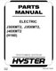 Hyster J30XMT2, J35XMT2, J40XMT2 (H160) Forklift Parts Catalog Manual PDF