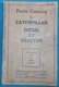 CAT CATERPILLAR D7 TRACTOR DOZER PARTS BOOK MANUAL S/N 9G1 TO 9G2875